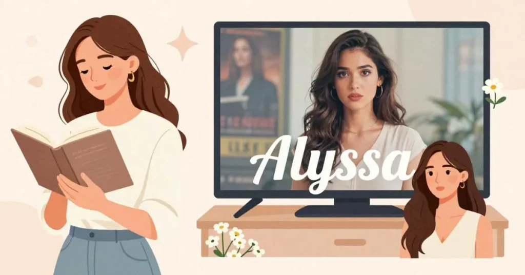 Alyssa name in literature and pop culture with books, movies, and TV characters