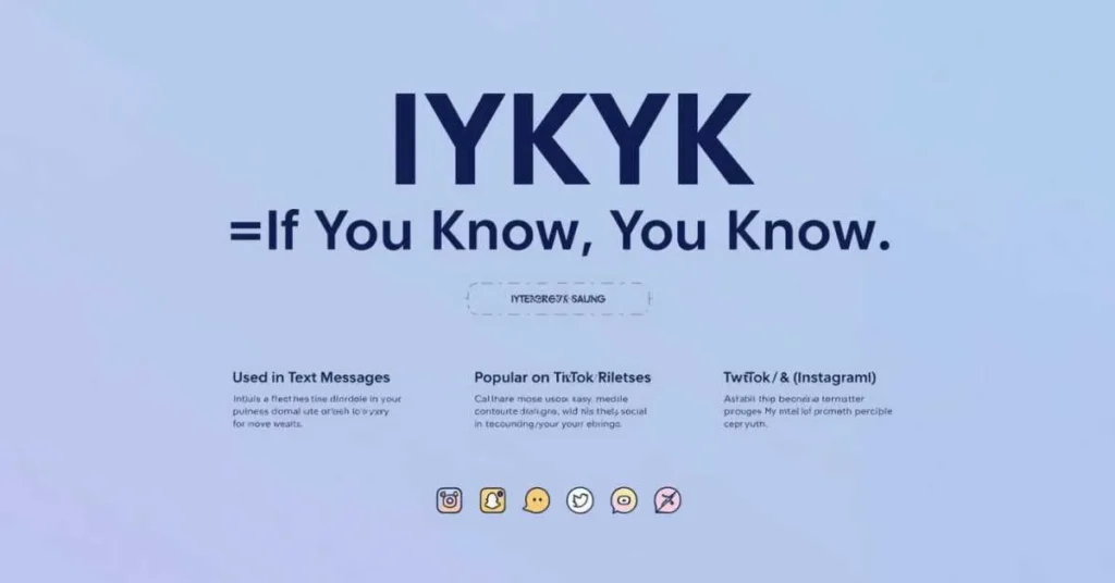 IYKYK full form If You Know You Know internet slang meaning