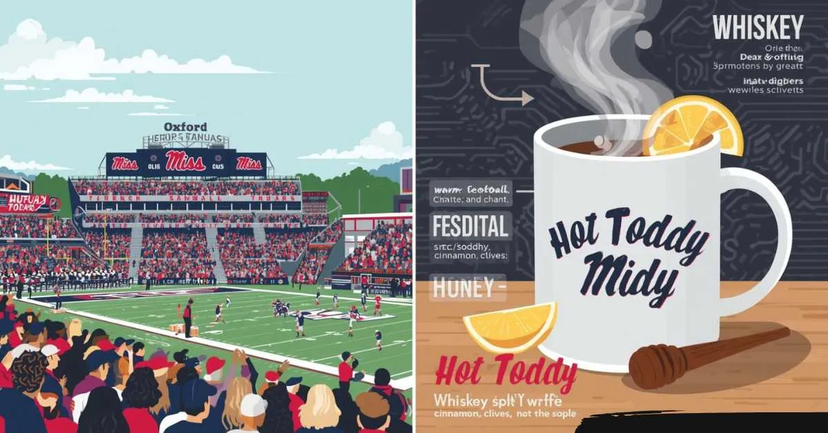 Hotty Toddy Ole Miss cheer vs hot toddy warm cocktail ingredients