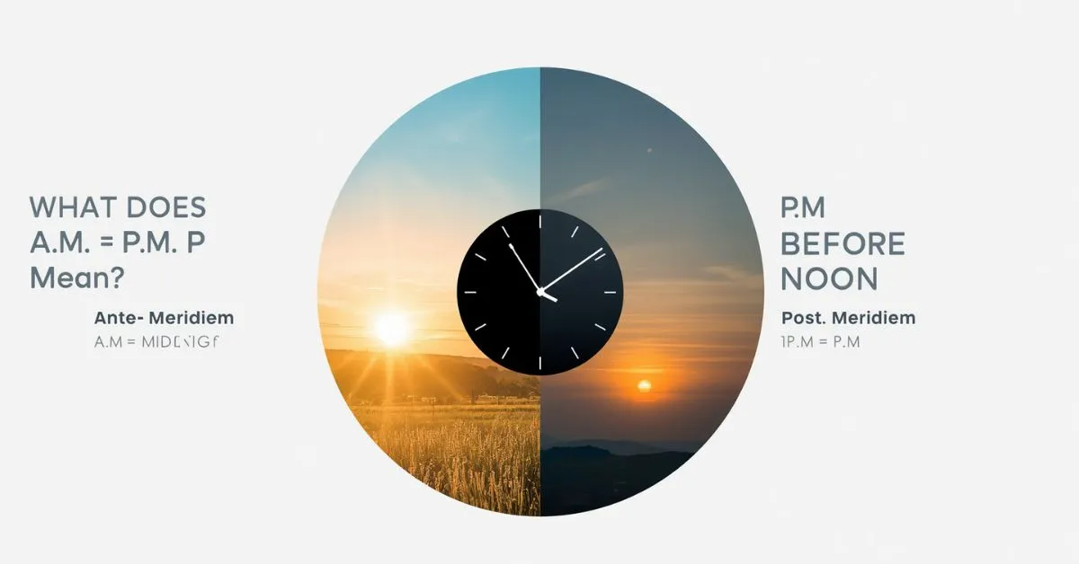am pm meaning clock graphic