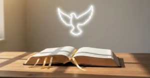 Bible and Holy Spirit light