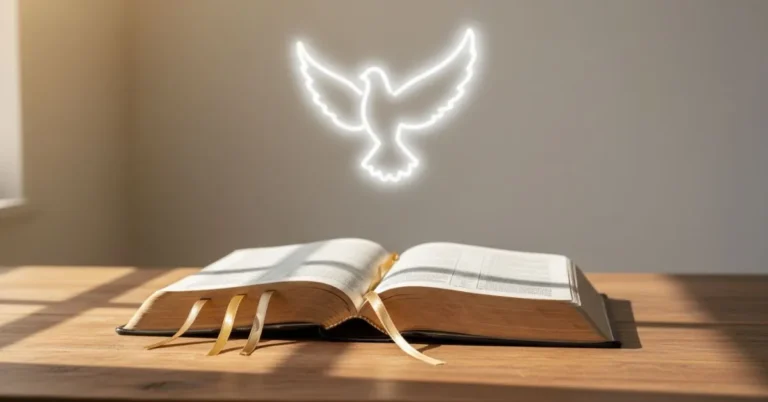 Bible and Holy Spirit light