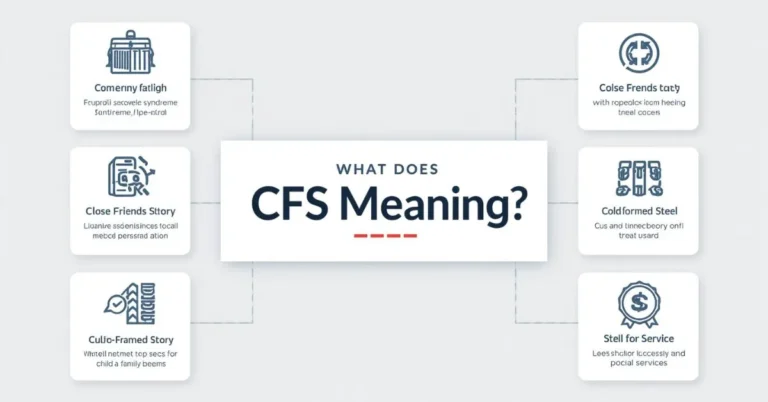 CFS meaning guide graphic