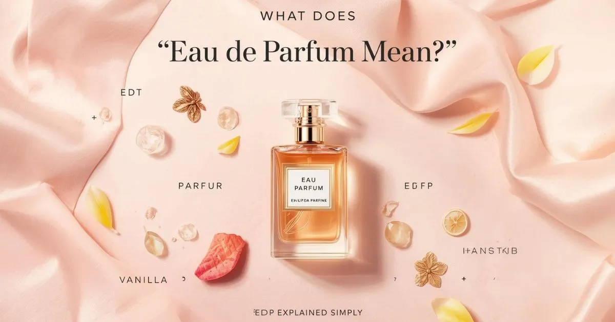 eau de parfum meaning guide