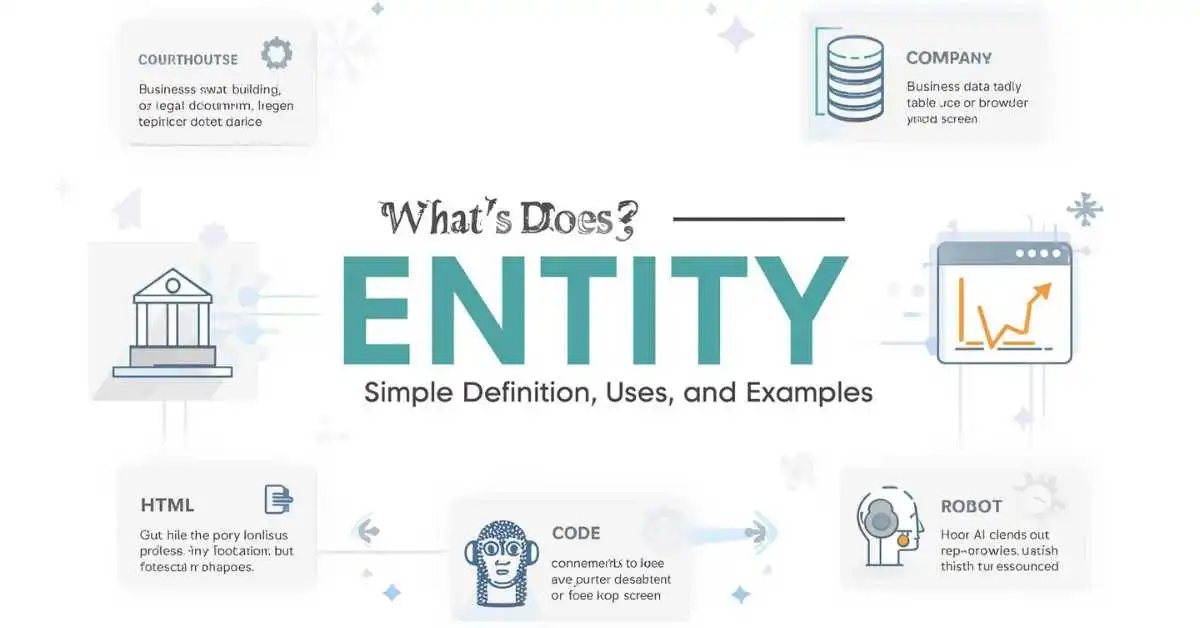 Entity meaning infographic