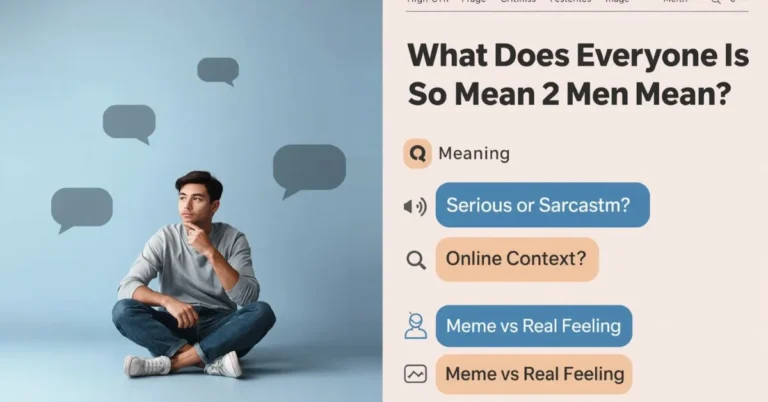 everyone is so mean 2 men meaning graphic