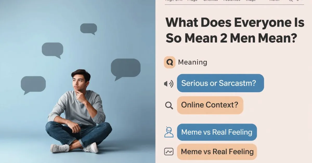 everyone is so mean 2 men meaning graphic