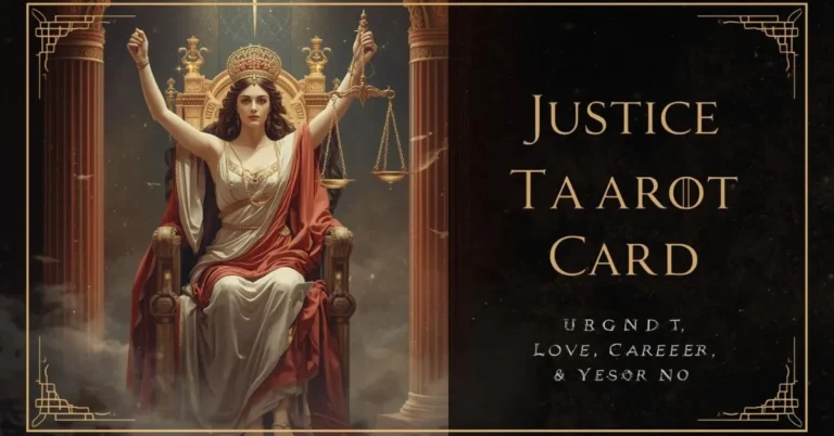 Justice tarot card meaning