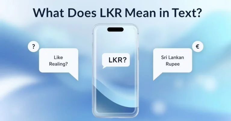 LKR meaning in text graphic