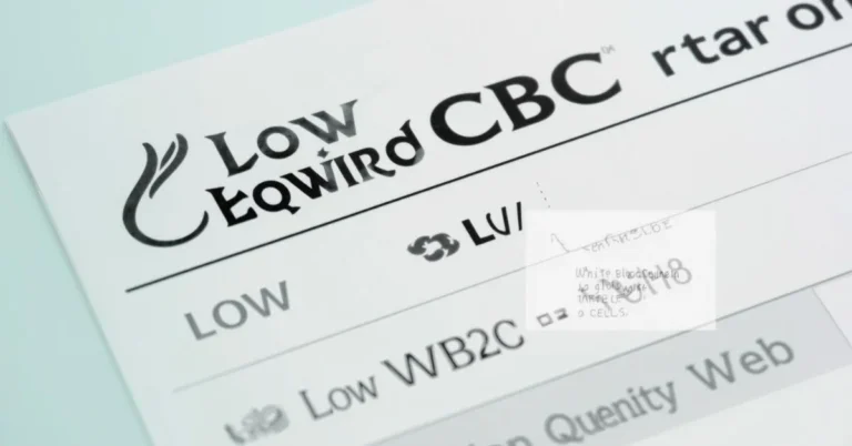 Low white blood count test result graphic