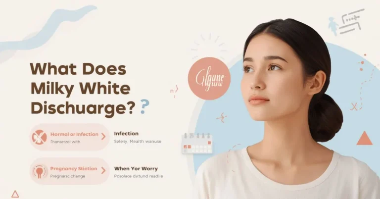 milky white discharge guide