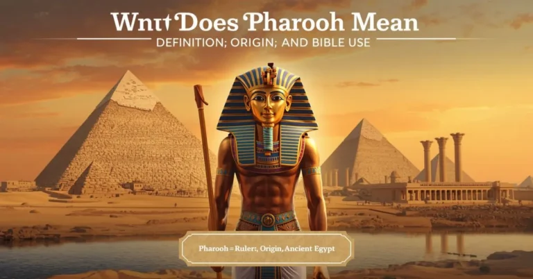 Pharaoh in ancient Egypt