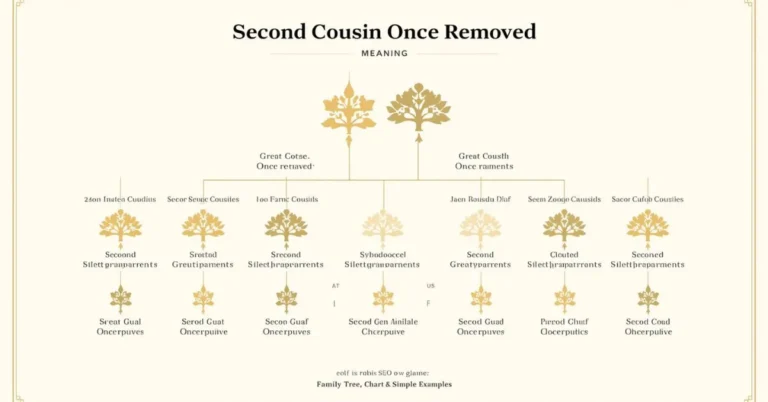 second cousin once removed chart
