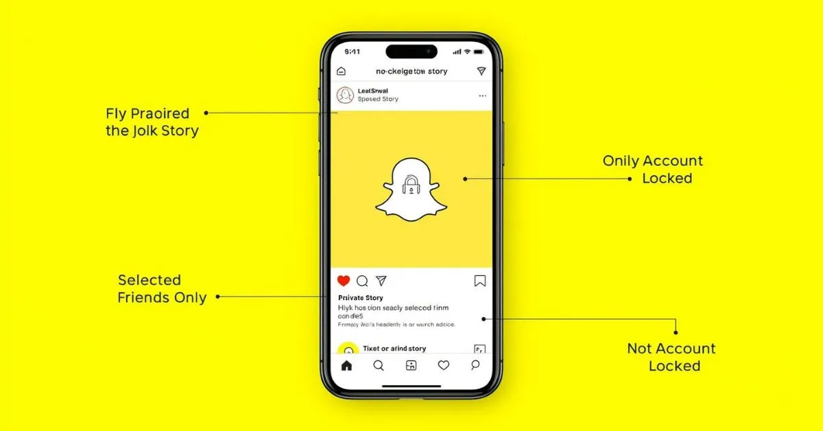 Snapchat lock icon meaning