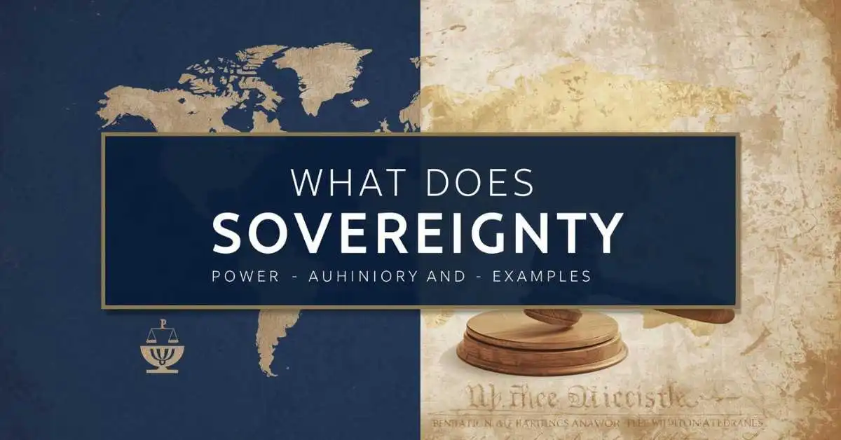 Sovereignty meaning concept image
