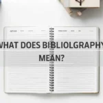bibliography meaning feature image