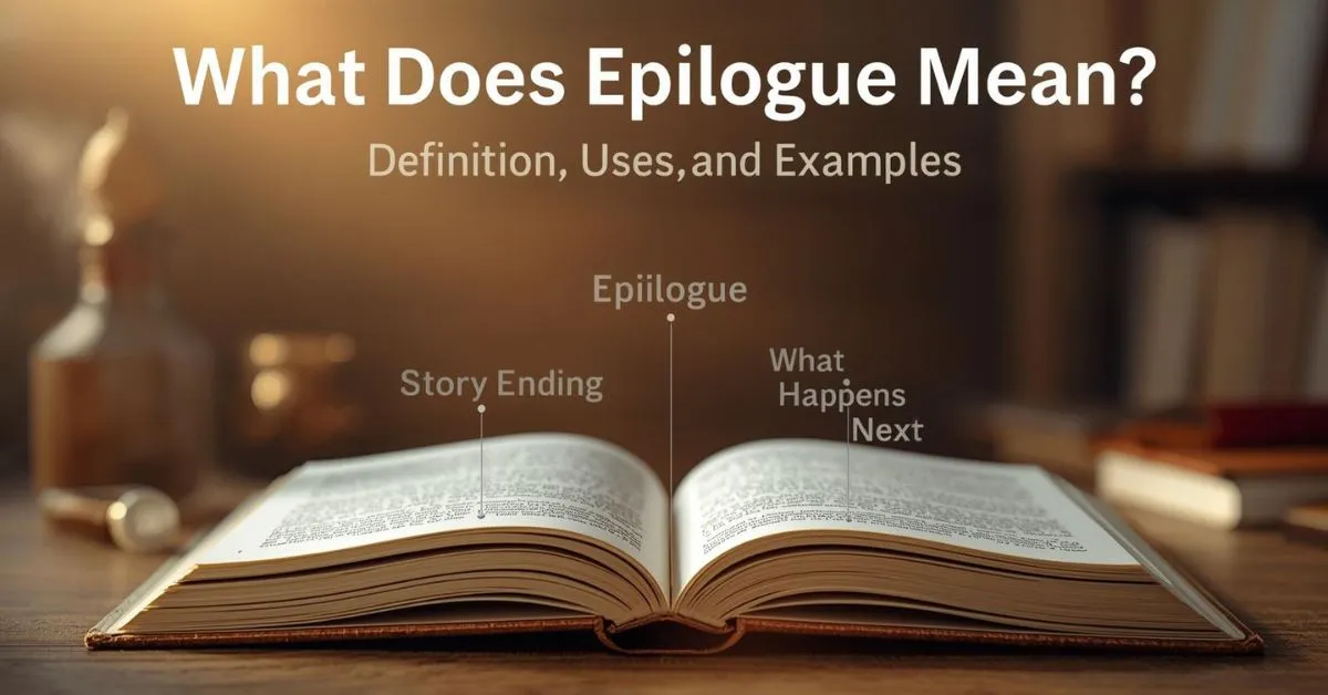 epilogue meaning image