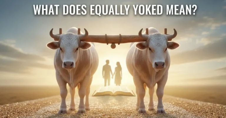 equally yoked bible meaning