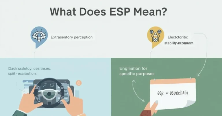 What Does ESP Mean