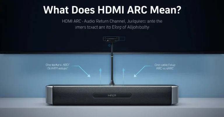HDMI ARC port on TV