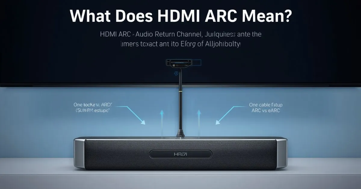 HDMI ARC port on TV