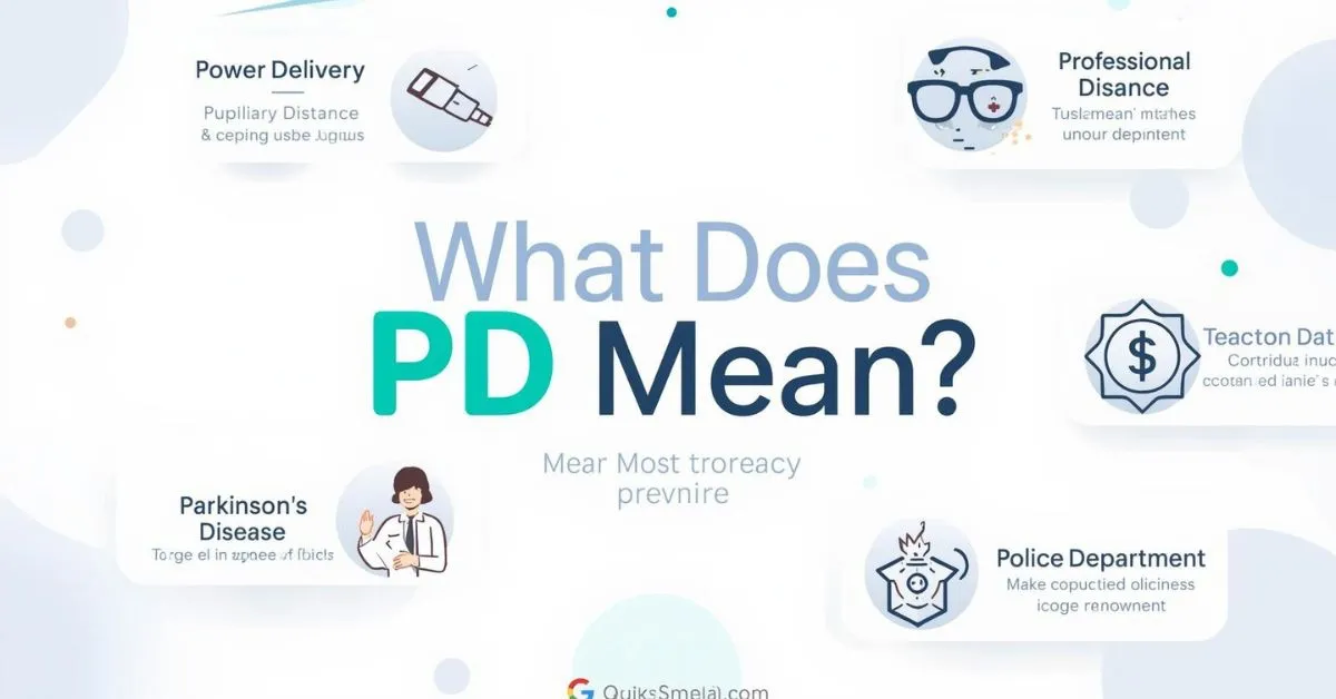 PD meanings guide