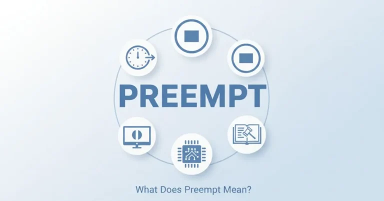preempt meaning graphic