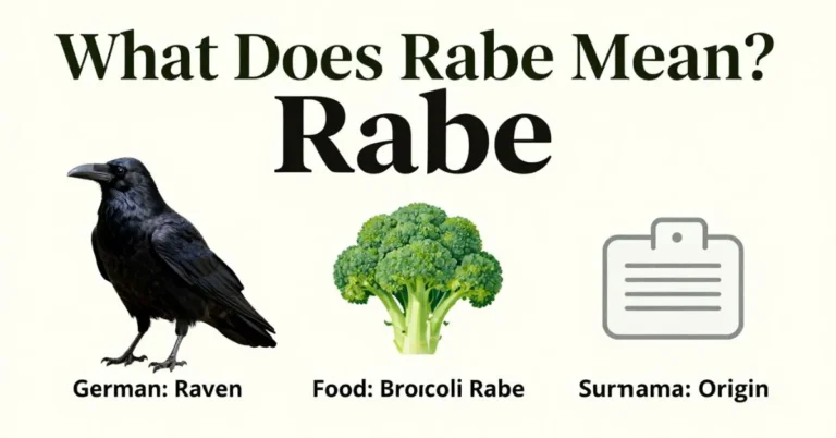 Rabe meaning guide