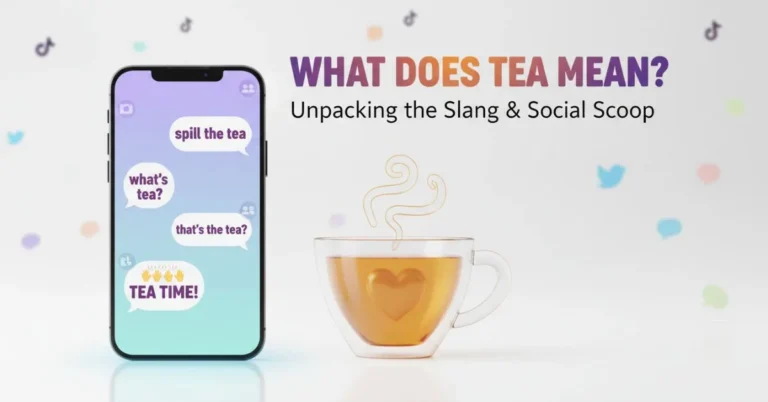 tea slang meaning