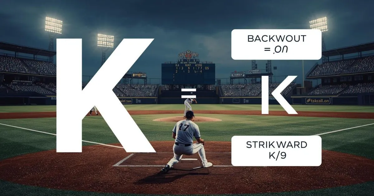 K meaning in baseball