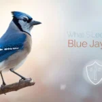 Blue jay on branch symbolizing awareness and communication