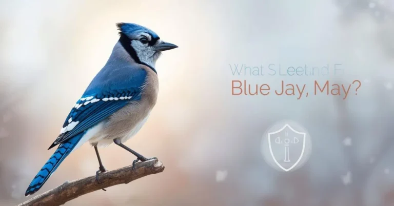 Blue jay on branch symbolizing awareness and communication