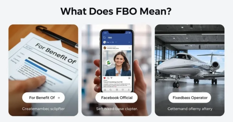 FBO meaning in banking social media and aviation