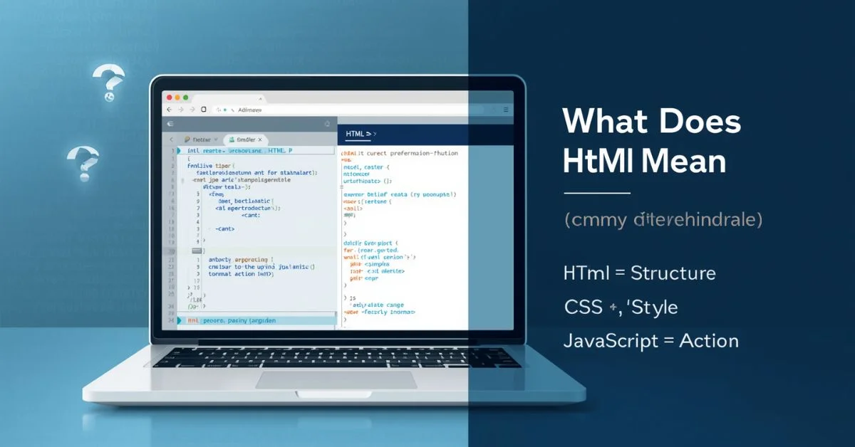 HTML meaning visual guide