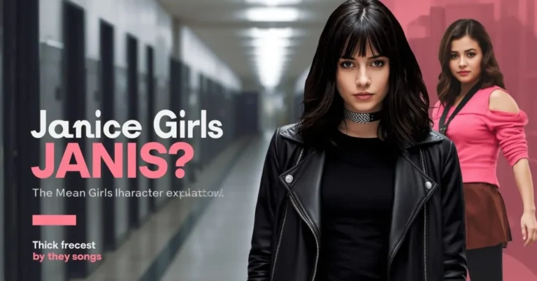 Janis Ian Mean Girls character explainer graphic