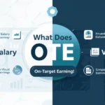 OTE in sales showing base salary plus commission