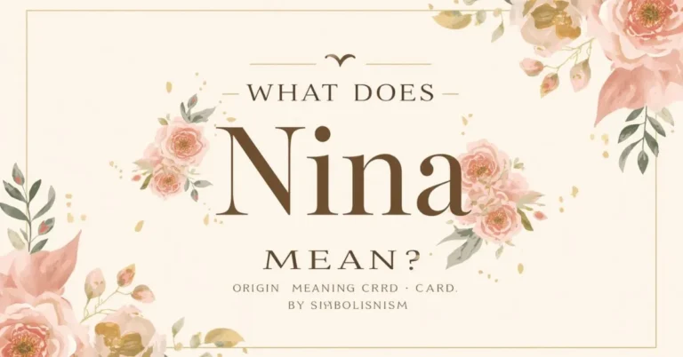 Nina name meaning guide