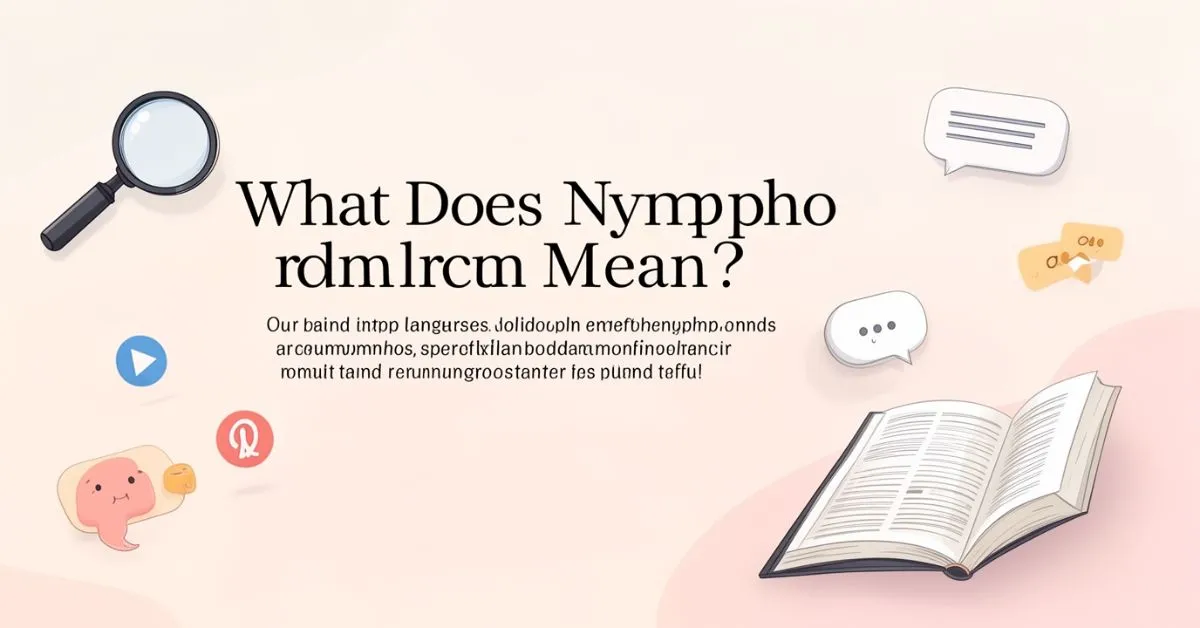 Nympho meaning explained