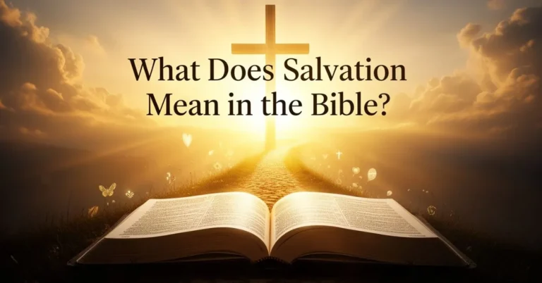 What Does Salvation Mean in the Bible
