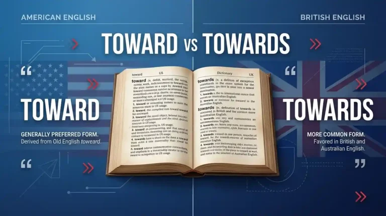 Toward vs Towards